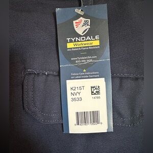 FR AR Men's Navy Cargo Pants 35 x 33